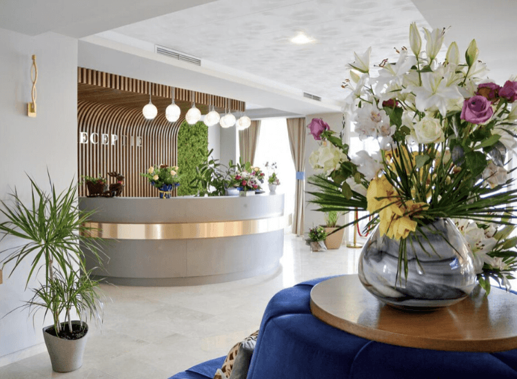Lobby Hotel Afrodita
